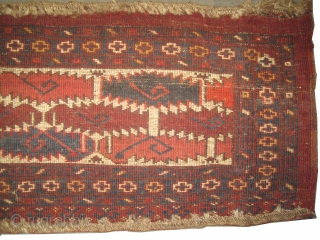 	

Beshir Turkmen circa 1910, antique, collector's item, Size: 172 x 32 (cm) 5' 8" x 1' 1" 
 carpet ID: K-2731
High pile, perfect condition, the warp and the weft threads are 100%  ...