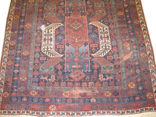 
Goradis Kazak Caucasian, dated 1312 = 1894 antique, collectors item. 580 x 250 (cm) 19'  x 8' 2"  carpet ID: P-6192

The black color is oxidized, the knots are hand spun  ...