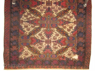 Sejshour Caucasian dated 1909 antique, collectors item, Size: 135 x 196cm. Carpet ID: BDI-20
The red color is from the cochineal insect, the knots are hand spun wool, vegetable dyes, the warp and  ...