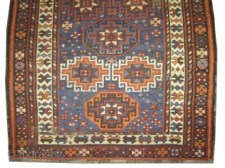 
Kurd Persian circa 1910 antique. Collector's item, Size: 216 x 134 (cm) 7' 1" x 4' 5" 
 carpet ID: K-4971
Vegetable dyes, the black color is oxidized, the warp and the weft  ...