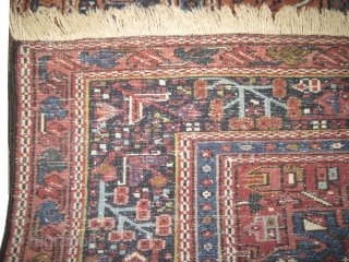 
Karadja Persian knotted circa in 1910 antique.  137 x 110 (cm) 4' 6" x 3' 7"  carpet ID: K-4285 
High pile, in perfect condition, the background color is warm rust,  ...