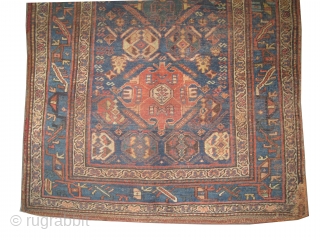 


Bidjar Halvai Persian knotted circa 1875 antique, collectors item, 234 x 129 cm 
 carpet ID: K-4918
The brown color is oxidized, rare example, the knots are hand spun wool, the warp and  ...