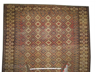 Beshir Turkmen knotted circa in 1890 antique, collectors item. 260 x 225 cm  carpet ID: P-2037
The subject and the size are very rare. The knots are hand spun wool, the   ...