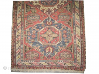 	

Kouba Soumak Caucasian circa 1875 antique. Collector's item, Size: 275 x 155 (cm) 9'  x 5' 1"  carpet ID: A-265
Good shape, at one border minor problem, vegetable dyes, hand spun  ...