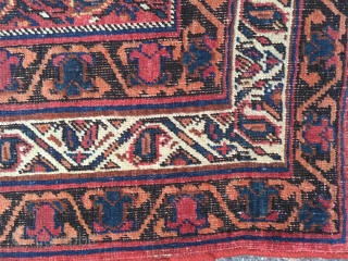 Description:  

SOLD WE ARE PLEASED TO OFFER YOU THIS BEAUTIFUL ANTIQUE or SEMI ANTIQUE TRIBAL AFSHAR CARPET LIKELY FROM THE JIROFT DISTRICT.

ALL WOOL, HANDWOVEN CONSTRUCTION (WEFT, WARP, AND PILE).

INCREDIBLE SYMMETRIC /  ...