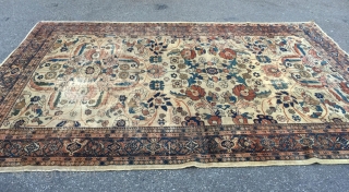 SOLD THANK YOU!

Hello folks, here are some photos of the other rug i bought last week out of an estate.

It is a larger carpet, approx. 8'6" x 12' 6". It has some  ...