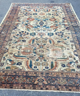 SOLD THANK YOU!

Hello folks, here are some photos of the other rug i bought last week out of an estate.

It is a larger carpet, approx. 8'6" x 12' 6". It has some  ...