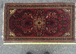 SOLD THANK YOU!

JUST ACQUIRED FROM A PROBATE/ESTATE ATTORNEY OF AN 88 YEAR OLD COLLECTOR'S ESTATE IN DEL MAR, CALIFORNIA.

WE ARE PLEASED TO OFFER OLD PERSIAN SAROUK RUG, CIRCA 1940s.

MEASURES APPROX 48" X  ...