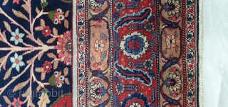 Rug# 7010, beautiful and fine 19th century antique Tabriz, cottage weave from a village near Tabriz, unique and in immaculate condition. rare in size as well as design, 
size: 457x285 cm
inquiries +61412378798  ...