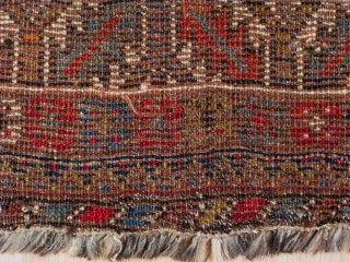 Rug no. 504: Early 20th.C Nomadic Qashqai, circa 1920, all wool, size:199x135 cm. Sourced in Shiraz, Iran, cleaned and restored on the edges. Southern Persia.
It can be shipped to anywhere in the  ...