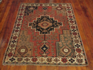 Persian Antique Afshar, wool pile and base, circa 1900, low pile, restored,nice piece, size: 190x130 cm 
It can be shipped to anywhere in the world (shipping & insurance costs will be quoted  ...