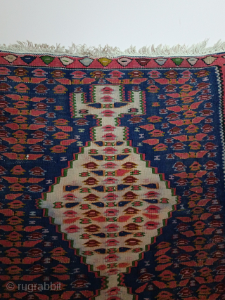 Antique vegetable color dye Senneh kelim
72*108 cm
Free FedEx shipping from Turkey
please contact e at irajalvanian13@gmail.com for more details               