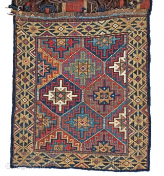 Good & rare Moghan / Shasavan reversed Sumakh bag. Ex Siawosh Azadi. More info & pics if you ask. Inquiries to: finkmarcel.99@gmail.com           