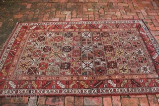 This is a Caucasian (Azerbaijan) rug that shows elements of Cheleberd, Talish, Gendje, Kasak and Karagashli and is circa mid 19th century.  I am sorry but I cannot attribute this rug  ...