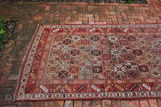 This is a Caucasian (Azerbaijan) rug that shows elements of Cheleberd, Talish, Gendje, Kasak and Karagashli and is circa mid 19th century.  I am sorry but I cannot attribute this rug  ...