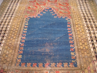 Ghiordes Prayer Rug, 6' 3" x 4' 5", 19th Century                       