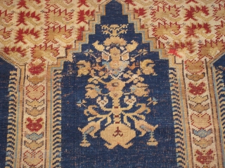 Late 18th Century Koulah Prayer Rug, 6' 2" x 4' 3".  Contact for full condition report or additional images.             