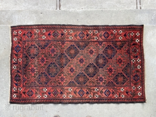 Karai Baluch. Excellent condition. Brilliant. Natural dyes. Selvages in original condition. Had this 15 years and it never gets out of the cedar chest. Looking for a good home.    