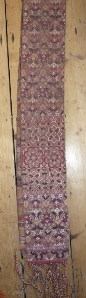 Fabulous Fez belt, early 19th century, 240cm, 7.9ft long, excluding tassels                      