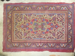 Another Idunnowhatitis, applique work, very decorative, nice colours, probably something ottoman related, Dolmabahce period                   