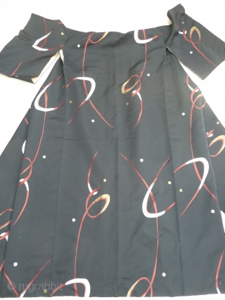 Stylish 50s. Japanese silk Kimono                            