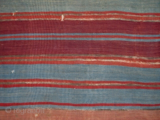 East Anatolian Kilim Fragment,80x270cm,first half 19th century,beautiful colors,very warm and pleasing palette,fine weave,proffessionaly mounted on linen.                 