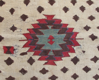 Small Format Anatolian Mut Kilim,100x140cm,mid 19th century,rare and beautiful.                        