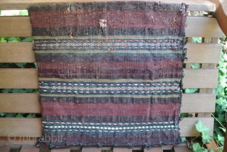 Baluch bag with the back.
In very good condition. Thick pile.
Size: 17 x 16 1/2"                   