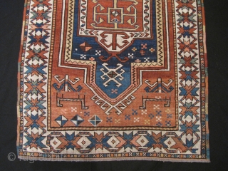 kazak, turn of the century, 105 x 175cm, 3'5" x 5'9"                      