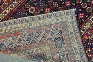 Caucasian Chi-Chi rug. Some minor repair. 4'4" x 6'5"                        