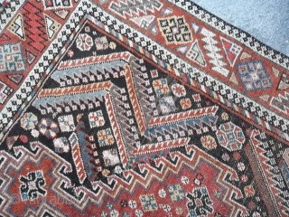 Antique LORY in good condition, not full pile but
all original sizes and ends, no holes or restors.
Maybe a nomadic KHAMSEH-Fars.
Wool on wool foundations. 
More pictures on request.  TY for your attention.
  ...