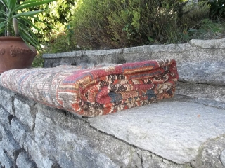 Antique LORY in good condition, not full pile but
all original sizes and ends, no holes or restors.
Maybe a nomadic KHAMSEH-Fars.
Wool on wool foundations. 
More pictures on request.  TY for your attention.
  ...