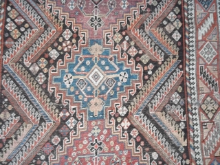 Antique LORY in good condition, not full pile but
all original sizes and ends, no holes or restors.
Maybe a nomadic KHAMSEH-Fars.
Wool on wool foundations. 
More pictures on request.  TY for your attention.
  ...