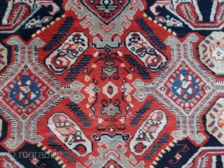 149 X 112 AND 150 X 112.
ANTIQUE PAIR OF CAUCASUS KARABAGH IN VERY, VERY GOOD CONDITION.
ALL WOOL = NO RESTORS, REPILS OR DAMAGES FOR THESE CARPETS.
OTHER INFO OR PHOTOS OF THEM ON  ...