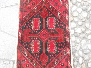 109 x 38 cm
Antique Ersari Bashir tribe
It's a band-tend-panel.
In very good condition.
All wool. 
More pictures or info on request.
All the best  from COMO !
MML        