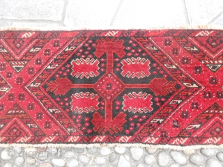 109 x 38 cm
Antique Ersari Bashir tribe
It's a band-tend-panel.
In very good condition.
All wool. 
More pictures or info on request.
All the best  from COMO !
MML        