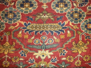 This antique carpet was exported from Iran
before the 01.01.2015.  
ANTIQUE extra fine QASHQHA'I KASHKULY tireh.
In very, very good condition.
All natural dyes and shiny wool.
PERFECT like a new carpet.
WARM REGARDS from COMO-LAKE  ...