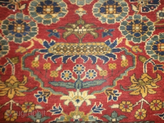 This antique carpet was exported from Iran
before the 01.01.2015.  
ANTIQUE extra fine QASHQHA'I KASHKULY tireh.
In very, very good condition.
All natural dyes and shiny wool.
PERFECT like a new carpet.
WARM REGARDS from COMO-LAKE  ...
