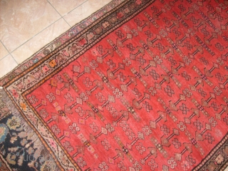 An antique runner from KARABAGH in very good conditions. No restored, no holes, no stains; all original. Size cm. 393 by 94 cm. Original pattern and not usual colours.
Antique carpet knotted very  ...