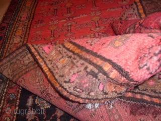 An antique runner from KARABAGH in very good conditions. No restored, no holes, no stains; all original. Size cm. 393 by 94 cm. Original pattern and not usual colours.
Antique carpet knotted very  ...