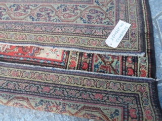 Antique persian carpet knotted around the 
district of Melayer (maybe a Saraband). 
In very good condition - has been washed and 
it's ready for use. All full pile and with 
beautiful colors.  ...