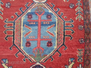 A pair of Ardabil persian Azeri carpets.
In good condition. Full pile only damages
upon the ends. 
These 2 rugs at present, have not been
washed.
130 x 83 +  127 x 82 cm   ...