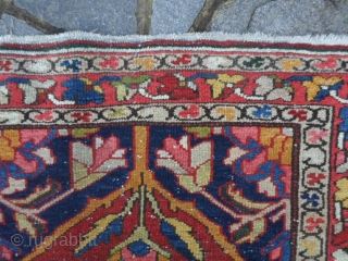 Antique runner Chahar Mahal-va- Bachtiari size 404 x 105cm.
Some areas have visible the foundations. Look at the photo-
Runner has been washed professionally. Natural dyes.
More info or pictures on request. Regards from the  ...