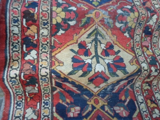 Antique runner Chahar Mahal-va- Bachtiari size 404 x 105cm.
Some areas have visible the foundations. Look at the photo-
Runner has been washed professionally. Natural dyes.
More info or pictures on request. Regards from the  ...