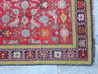 221 x 102  cm   Carpet knotted in Caucasus - district of Karabagh.
Very good conditions. Wool on wool. 

S O L D  ===  Thanks !
======================
    