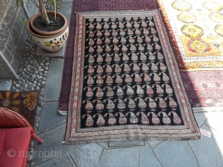 Antique Karabagh all  botteh desugn, in very good condition.
Caucasus antique with very beautiful pattern.
Important size  177 x 116 cm = ft. 5.81 by ft. 3.91.

Warm greeting from lake of COMO  ...