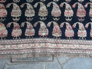 Antique Karabagh all  botteh desugn, in very good condition.
Caucasus antique with very beautiful pattern.
Important size  177 x 116 cm = ft. 5.81 by ft. 3.91.

Warm greeting from lake of COMO  ...