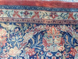 Antico SARUK=antique sarough in very good condition. Washed and ready for the domestic use. Full pile, any problem for this one. Big size, palace carpet 444 x 301 cm.
Shiny wool and beautiful  ...