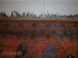 Antique Golli-gul-ERSARI AFGHAN or I think 
it it  KAZAKH-ERSARI.
In very good condition for the age, late XIX°
century.
This piece is ALL original.
Size is   cm. 202 x 118 cm. = ft.  ...