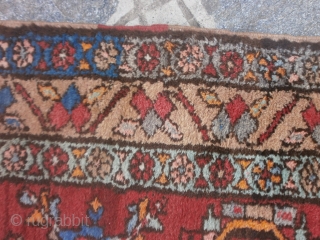 Persian runner knotted in the village of ARDEBIL.
Wool on cotton foundation.
330 x 100 cm. is the size of this persian-azeri piece.
Very good condition. hAS BEEN washed RECENTLY.
nOTES:  THIS ARDABIL LONG RUG  ...